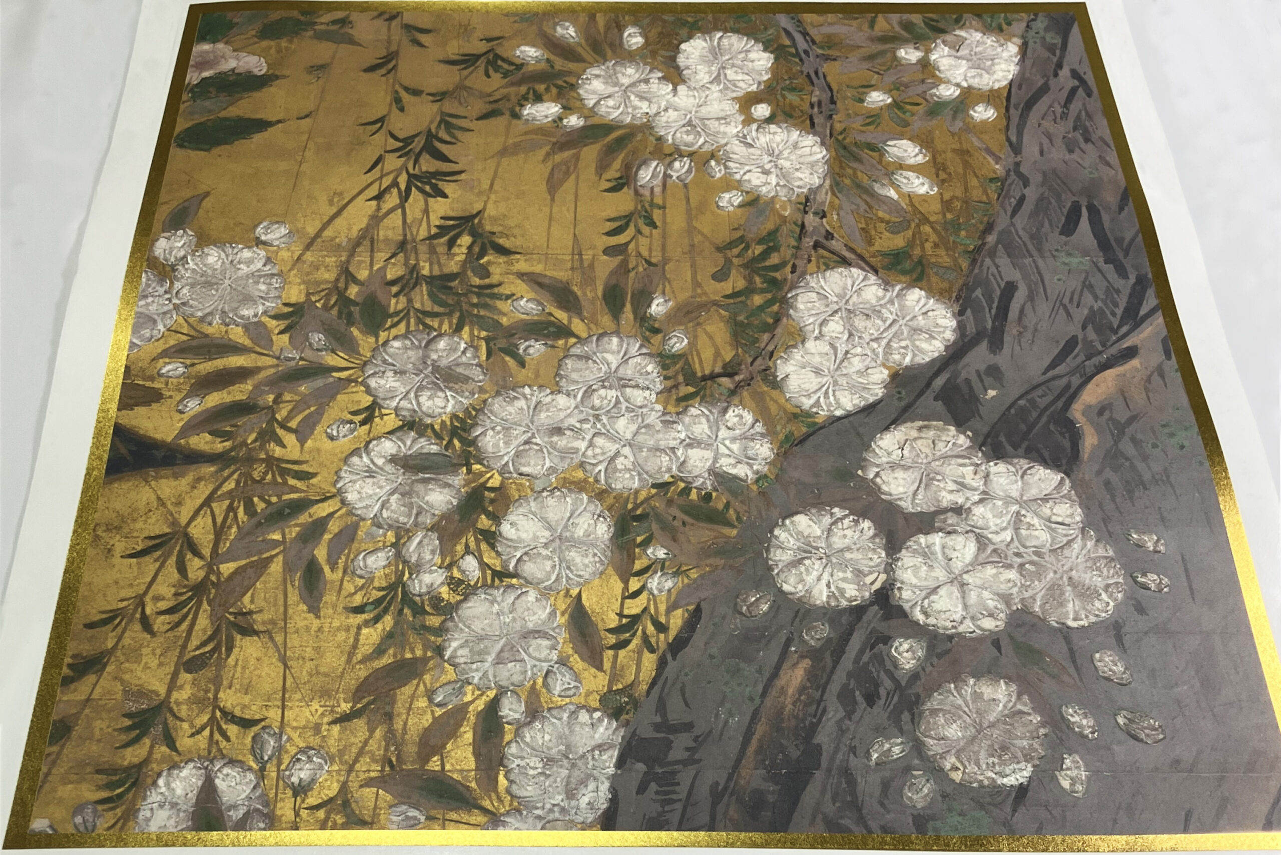 智積院宝物館 「桜図」「楓図」（国宝）の複製に協力 – 京都発 文化財 