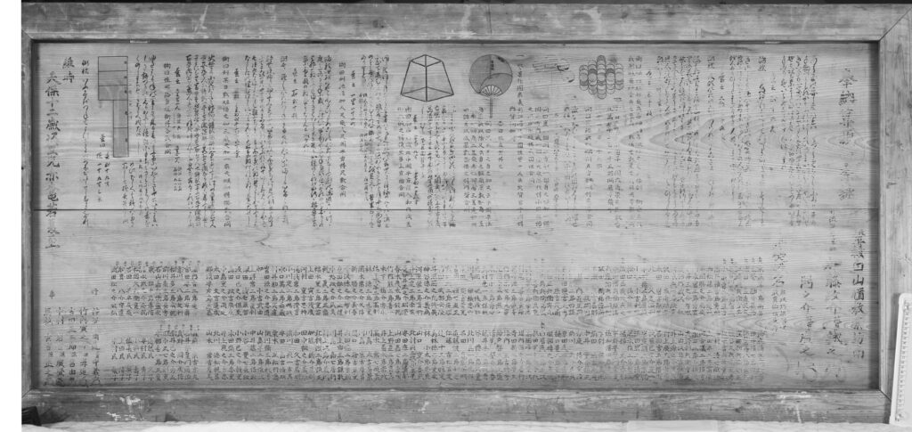 安井金比羅宮 江戸時代に奉納された算額を復元 – 京都発 文化財